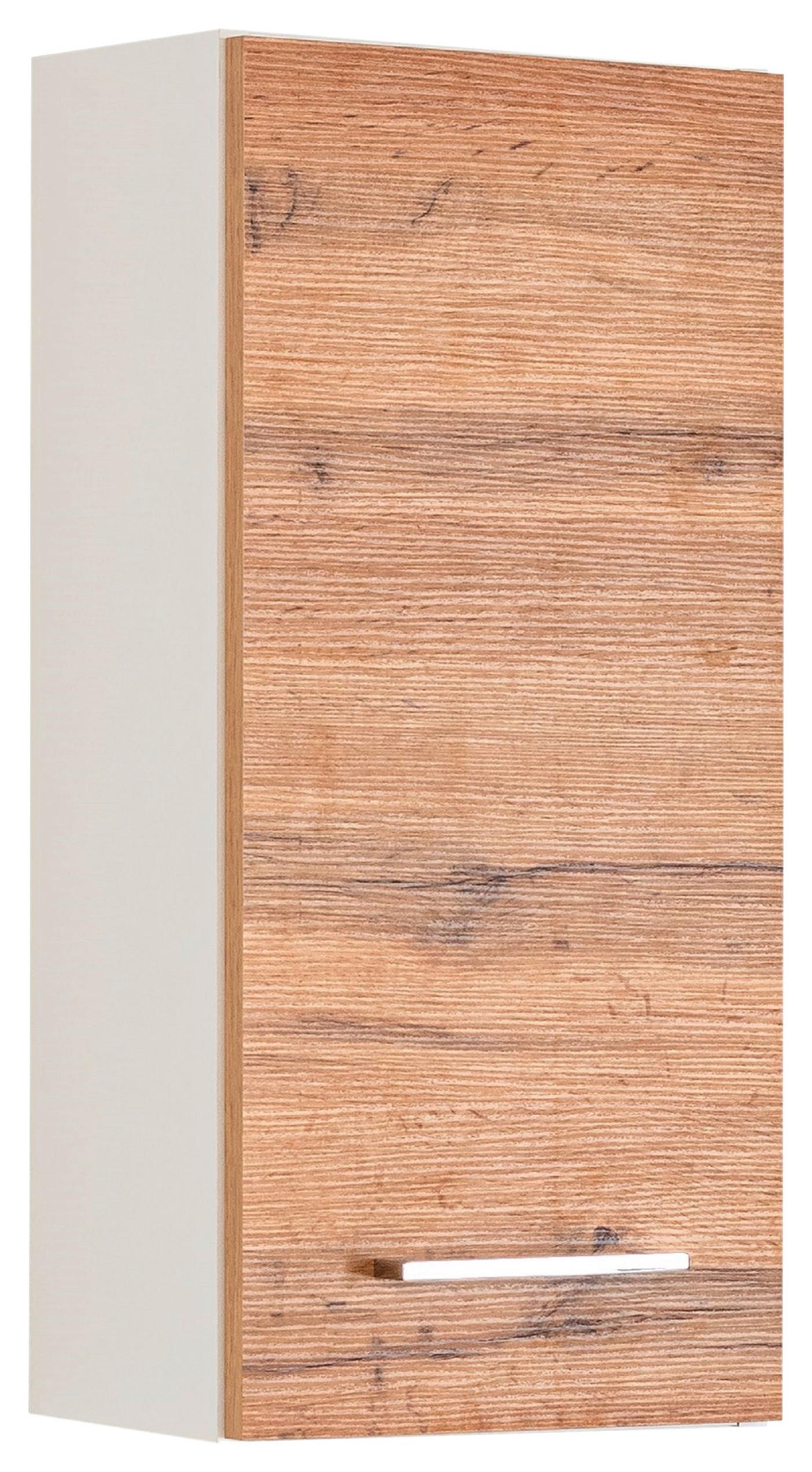 Hängeschrank Paris Eiche Wotan/Weiß B: 30 cm - Eiche Wotan/Weiß, MODERN, Holzwerkstoff (30/64/20cm) - Held