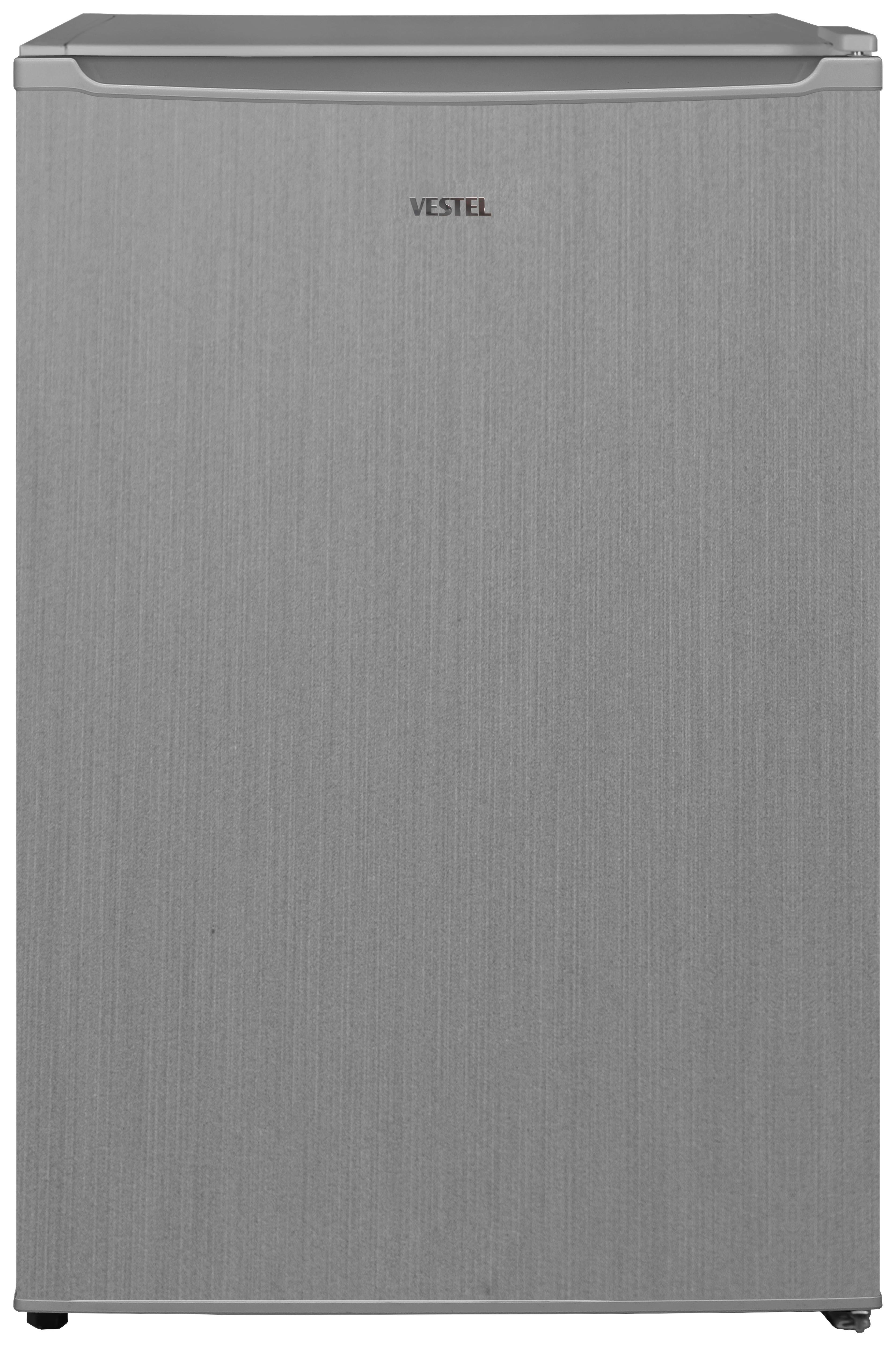 Kühlschrank K1-T041l Edelstahlfarben 105l + Gefrierfach - Basics (54/83,8/59,5cm) - Vestel