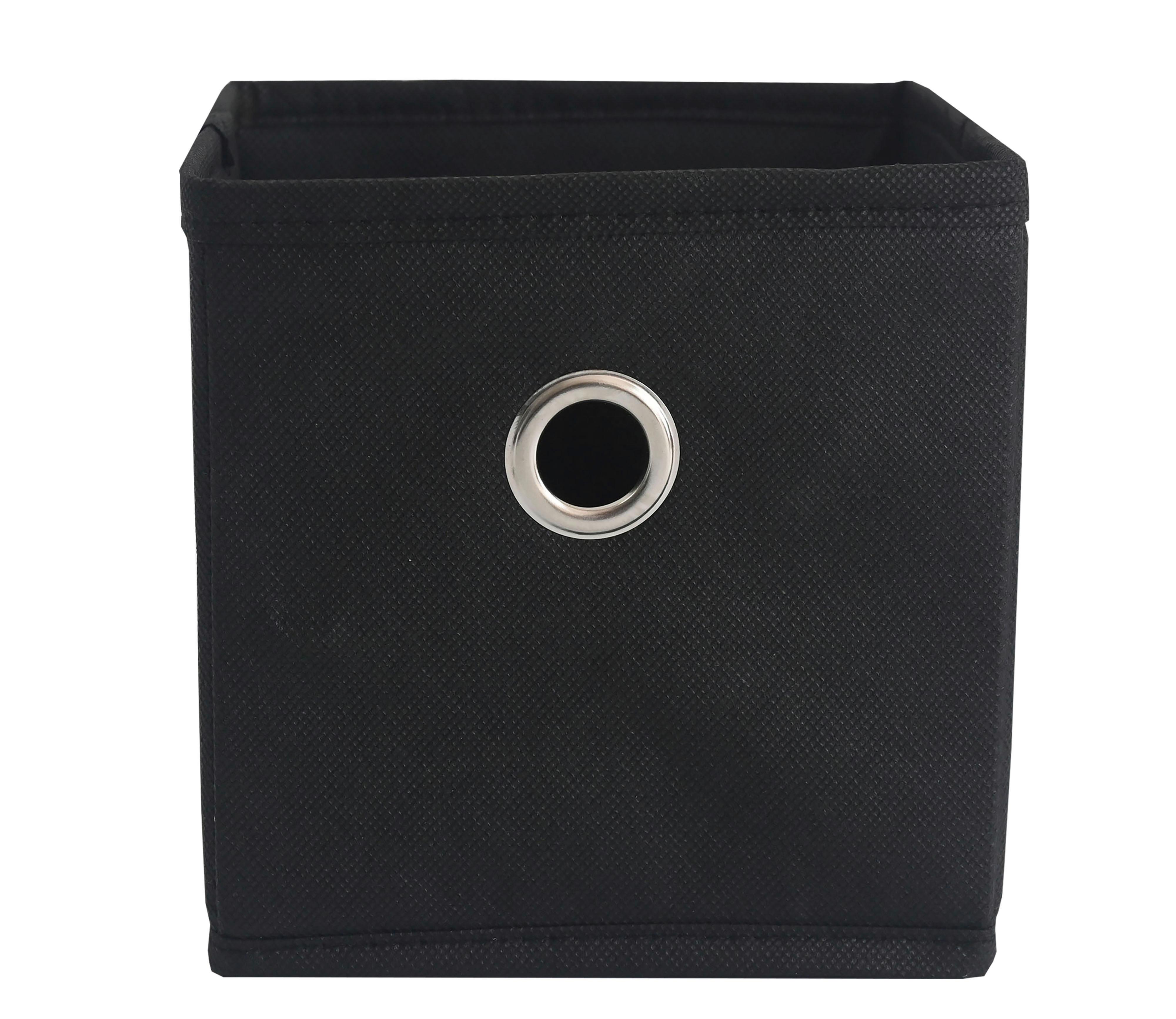 Skládací box PHOEBE -EXT- - černá, Konvenční, kov/karton (15/15/15cm) - Based
