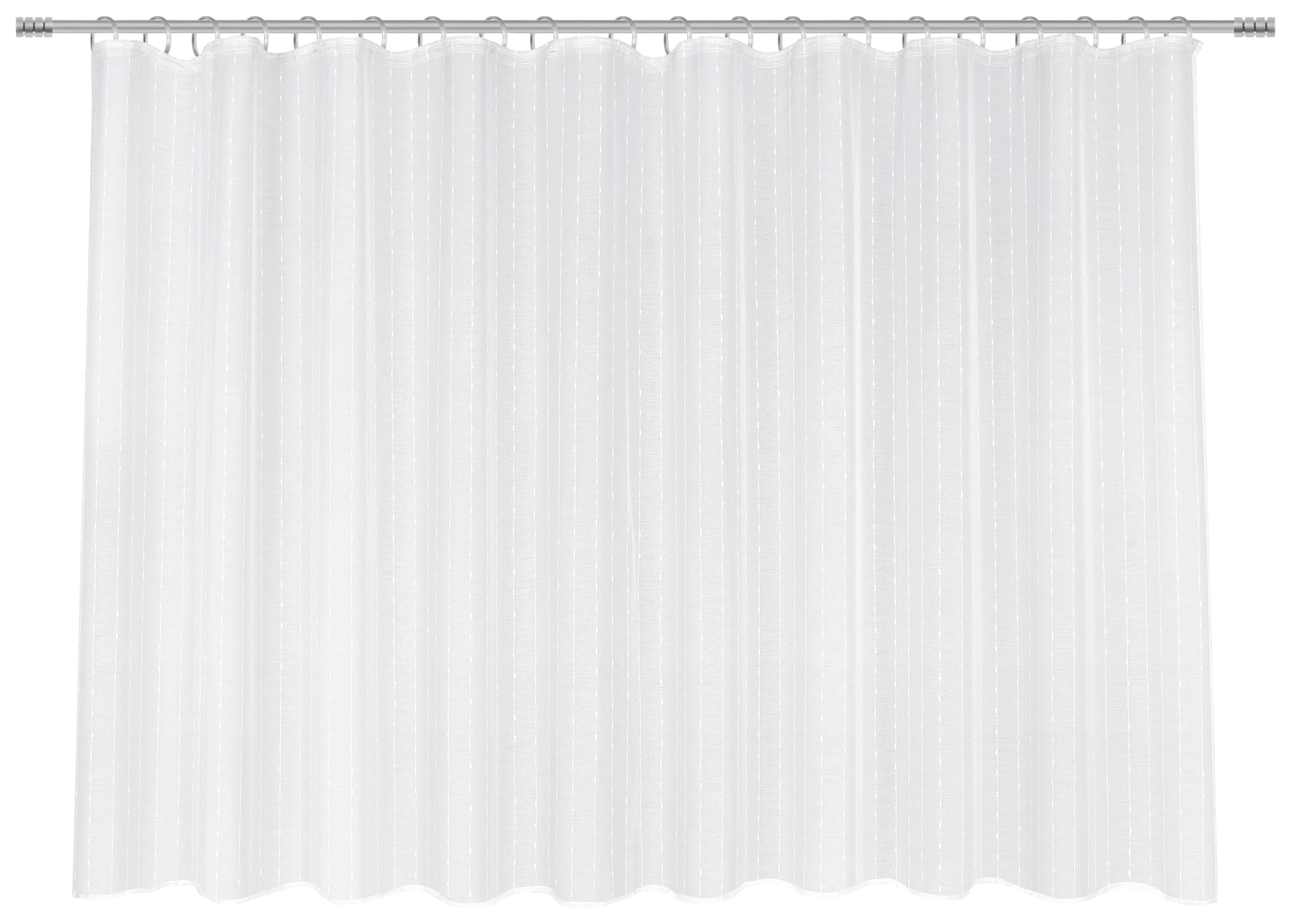 Kusová Záclona Lisa Store 1, 300/140cm - bílá, Romantický / Rustikální, textil (300/145cm) - Modern Living