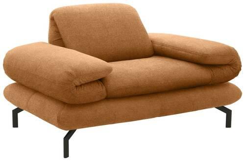 Sessel Looks Xiii - Messingfarben/Schwarz, Design, Textil (139 (197)/83 (110)/98cm) - LOOKS by W.Joop