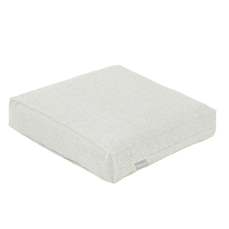 POLŠTÁŘ NA BOX DOBBY - světle šedá, textil (40/40/8cm)