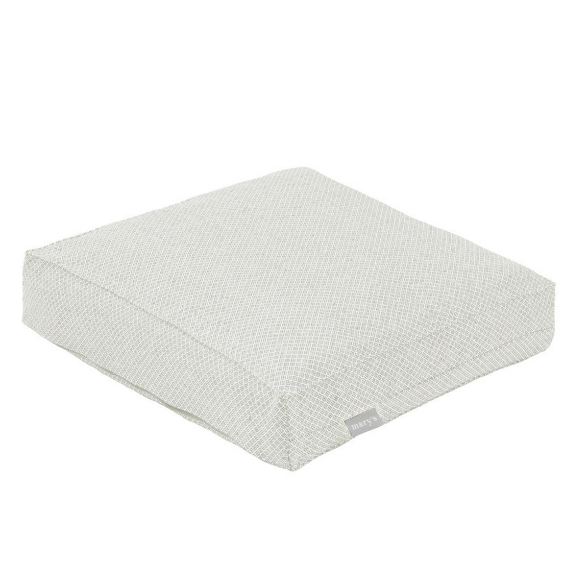 POLŠTÁŘ NA BOX DOBBY - světle šedá, textil (40/40/8cm)