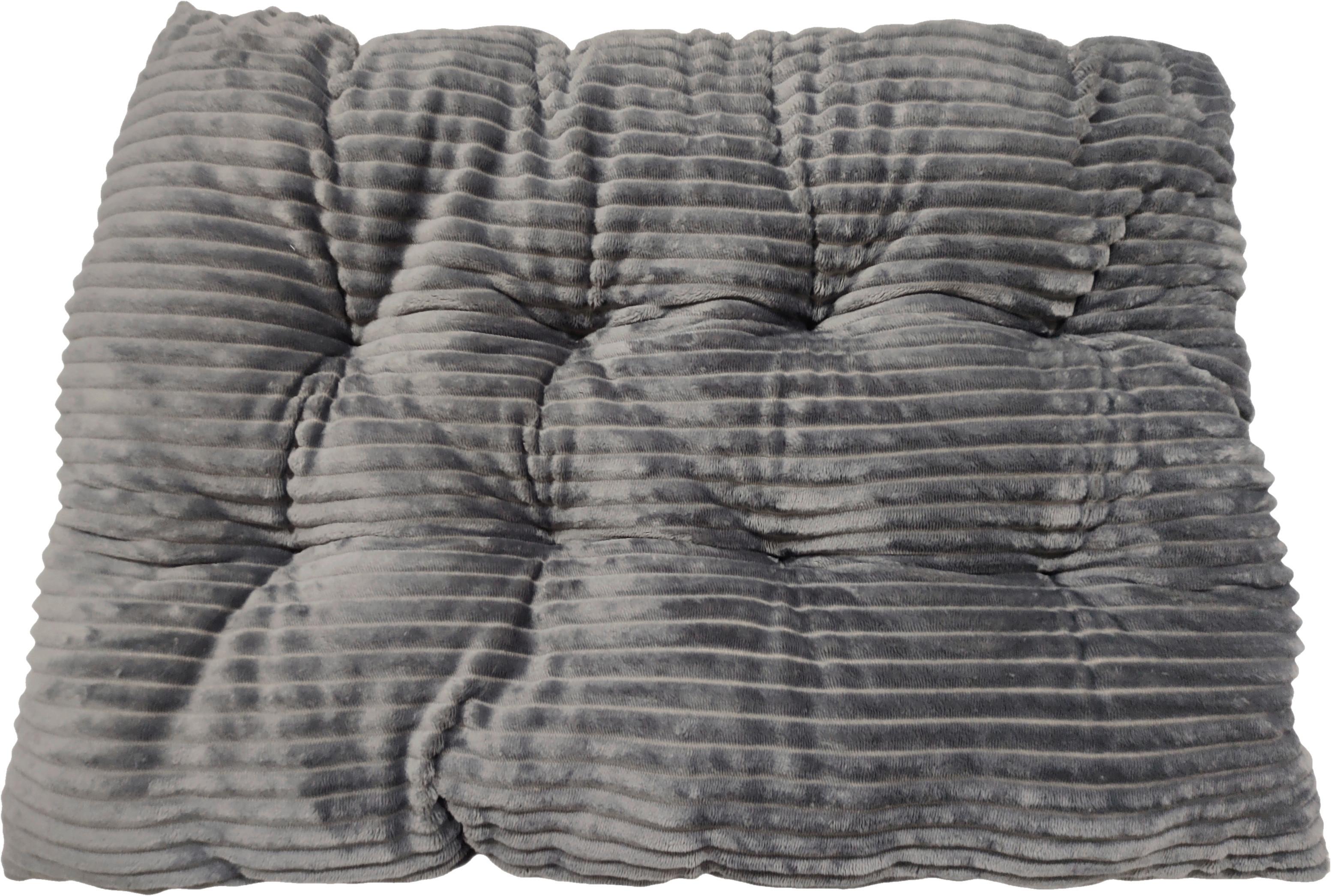 Bodenkissen Sina - Anthrazit, MODERN, Textil (70/100cm) - Luca Bessoni
