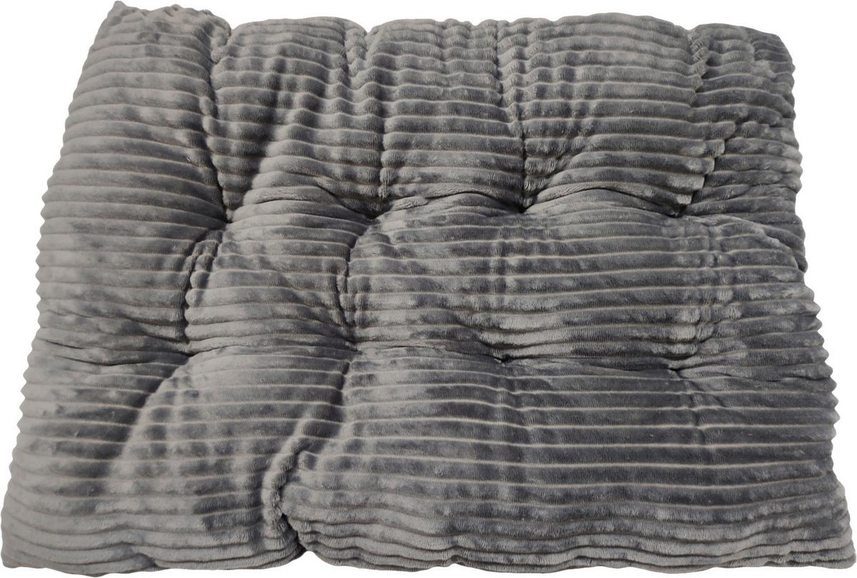 Bodenkissen Sina - Anthrazit, MODERN, Textil (70/100cm) - Luca Bessoni