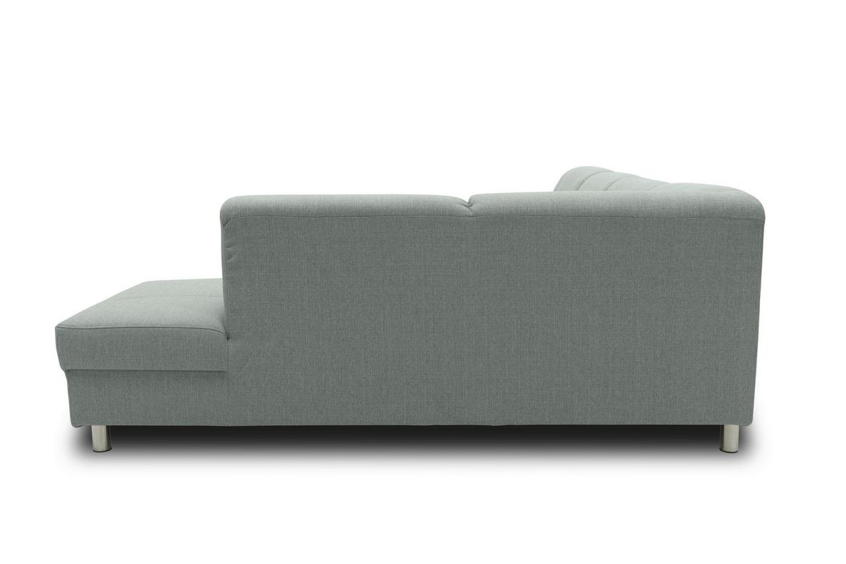 Wohnlandschaft Jamie Silberfarben - Chromfarben/Silberfarben, KONVENTIONELL, Textil (150/308/194cm) - MID.YOU