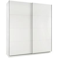 Schwebetürenschrank B: 182cm Ondega Weiß - Weiß, KONVENTIONELL, Holzwerkstoff (182/210/61cm) - Ondega