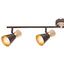 Spotleuchte Rada - Rostfarben/Goldfarben, MODERN, Holz/Metall (80/16cm) Spotleuchte Rada - Rostfarben/Goldfarben, MODERN, Holz/Metall (80/16cm)
