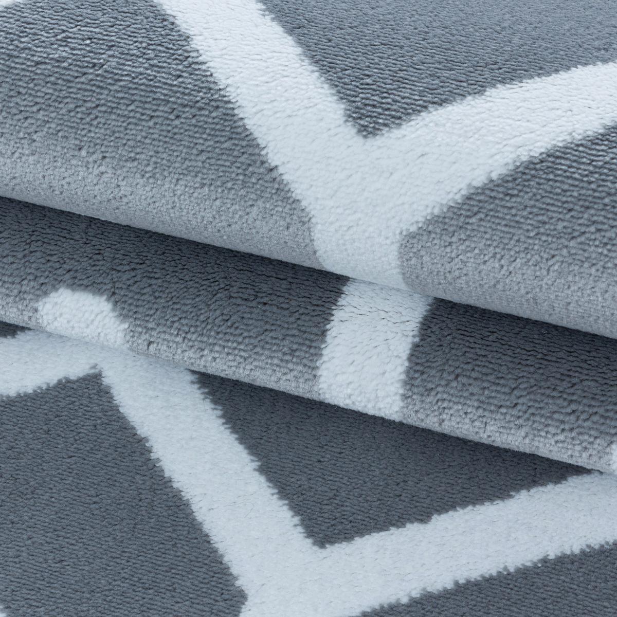 Webteppich Grau Costa 160x230 Cm - Grau, Design, Textil (160/230cm)