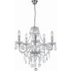 Svítidlo závěsné Isabella 149cm, 40 Watt - čiré/barvy chromu, Romantický / Rustikální, kov/plast (51/149cm) - Mömax