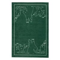 Kinderteppich Prinzessin Grün 110x170 Cm - Dunkelgrün, Trend, Textil (110/170cm)