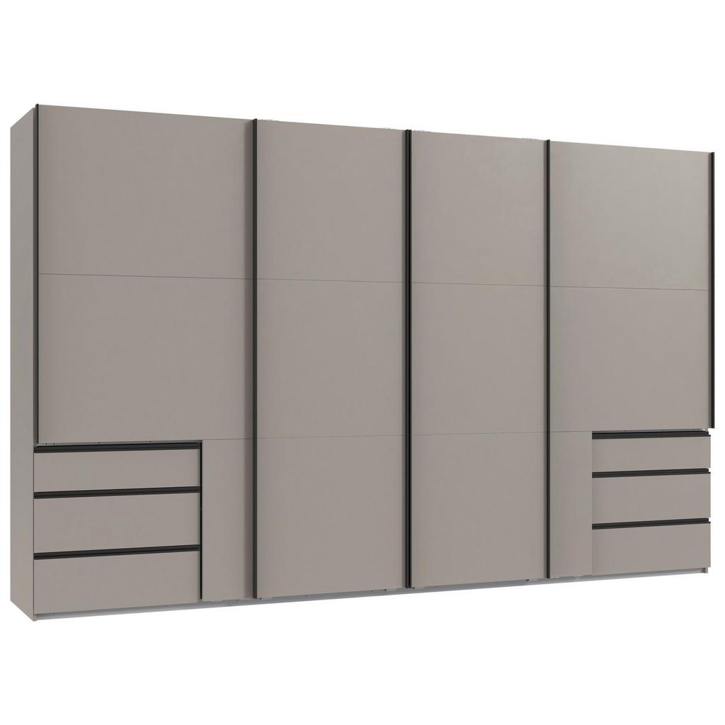 SCHWEBETÜRENSCHRANK Level Saharagrau B: 350cm