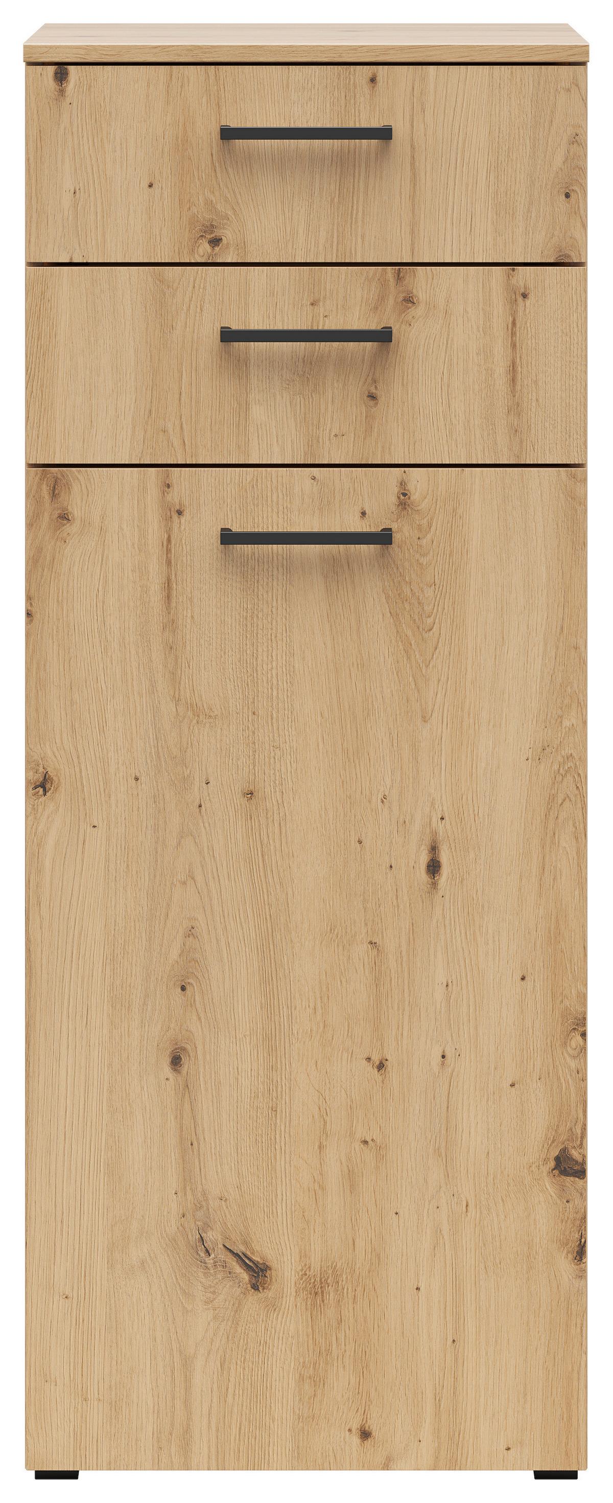 KOMODA MULTISTAURAUM - čierna/antracitová, Modern, kompozitné drevo/plast (45/115/40cm)