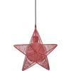 DEKOSTERN 3714009 RIGEL STAR - Rot, Basics, Metall (40/40cm)