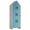 Kinderkleiderschrank Casami - Blau/Weiß, MODERN, Holzwerkstoff (57,6/171,3/37cm) - Vipack