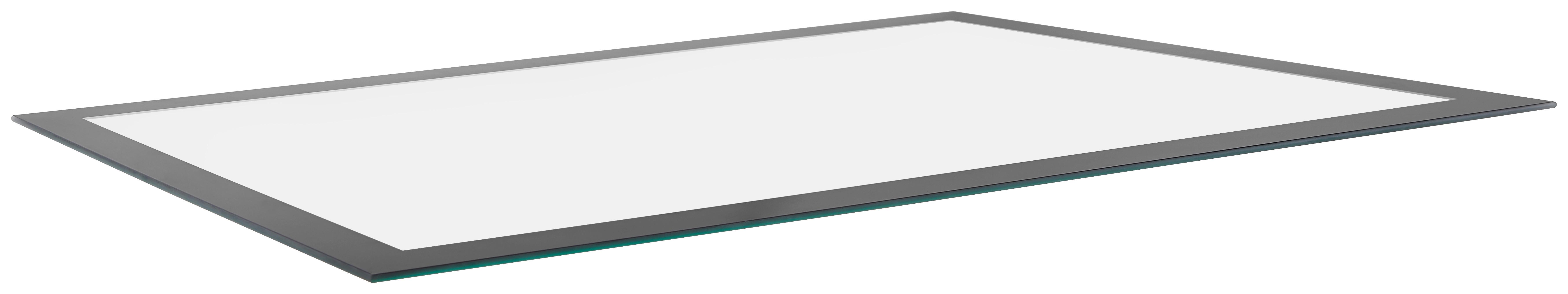 Einlegeboden für Schrankserie Unit 87,8x55cm Sicherheitsglas - Transparent, MODERN, Glas (87,8/0,5/55cm) - Ondega