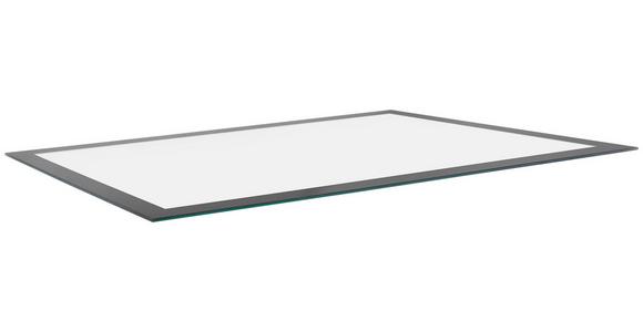 Einlegeboden für Schrankserie Unit 88x55 cm Sicherheitsglas - Transparent, MODERN, Glas (87,8/0,5/55cm) - Ondega
