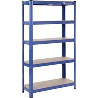 Schwerlastregal Shelving Dunkelblau B: 75 cm - Dunkelblau, Basics, Holzwerkstoff/Metall (75/150/30cm)
