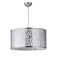 Pendelleuchte Chromfarben L: 45 cm - Chromfarben, Basics, Metall (45/45/125cm)