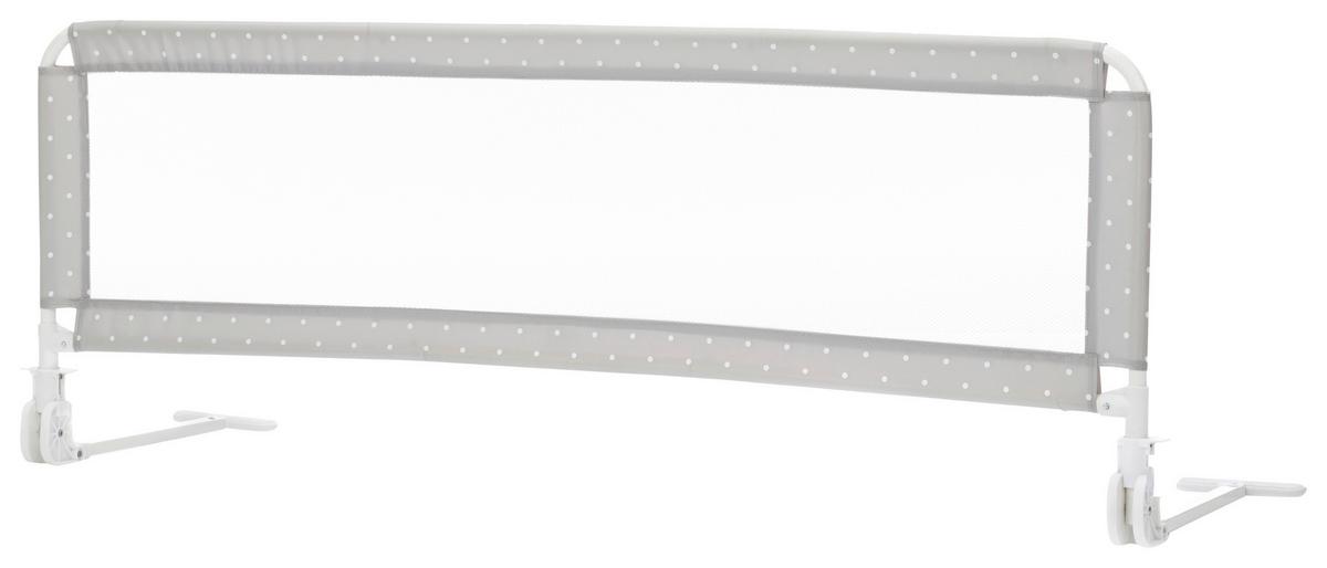 Bettschutzgitter Hugo - Hellgrau, Trend, Kunststoff/Metall (135/50cm) - Fillikid