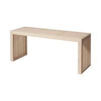 SITZBANK RIB - Naturfarben, KONVENTIONELL, Holz (104/43/35cm) - MID.YOU