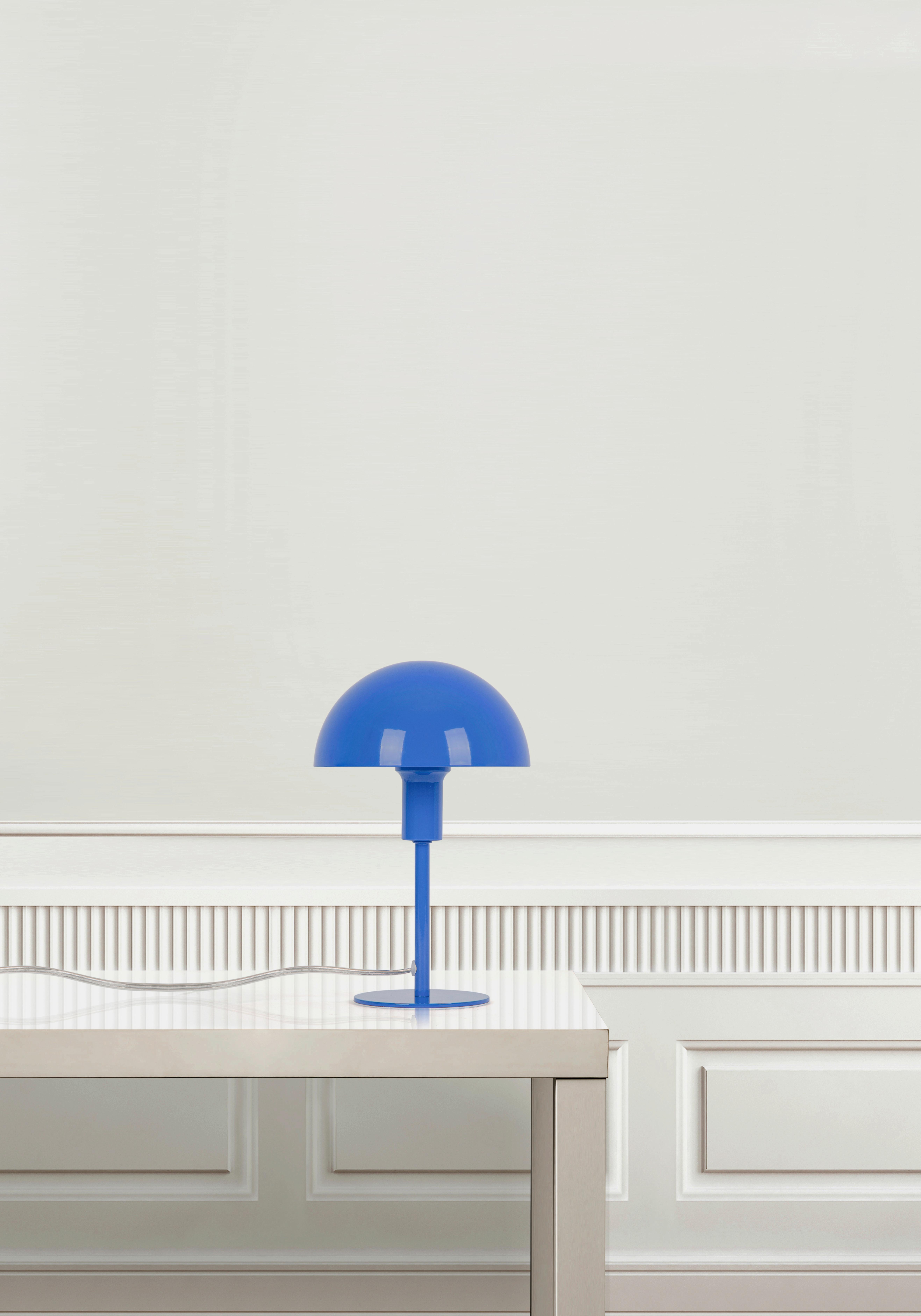 Tischleuchte Ellena Mini Blau D: 16 cm - Blau, Design, Metall (16/25cm) - Nordlux