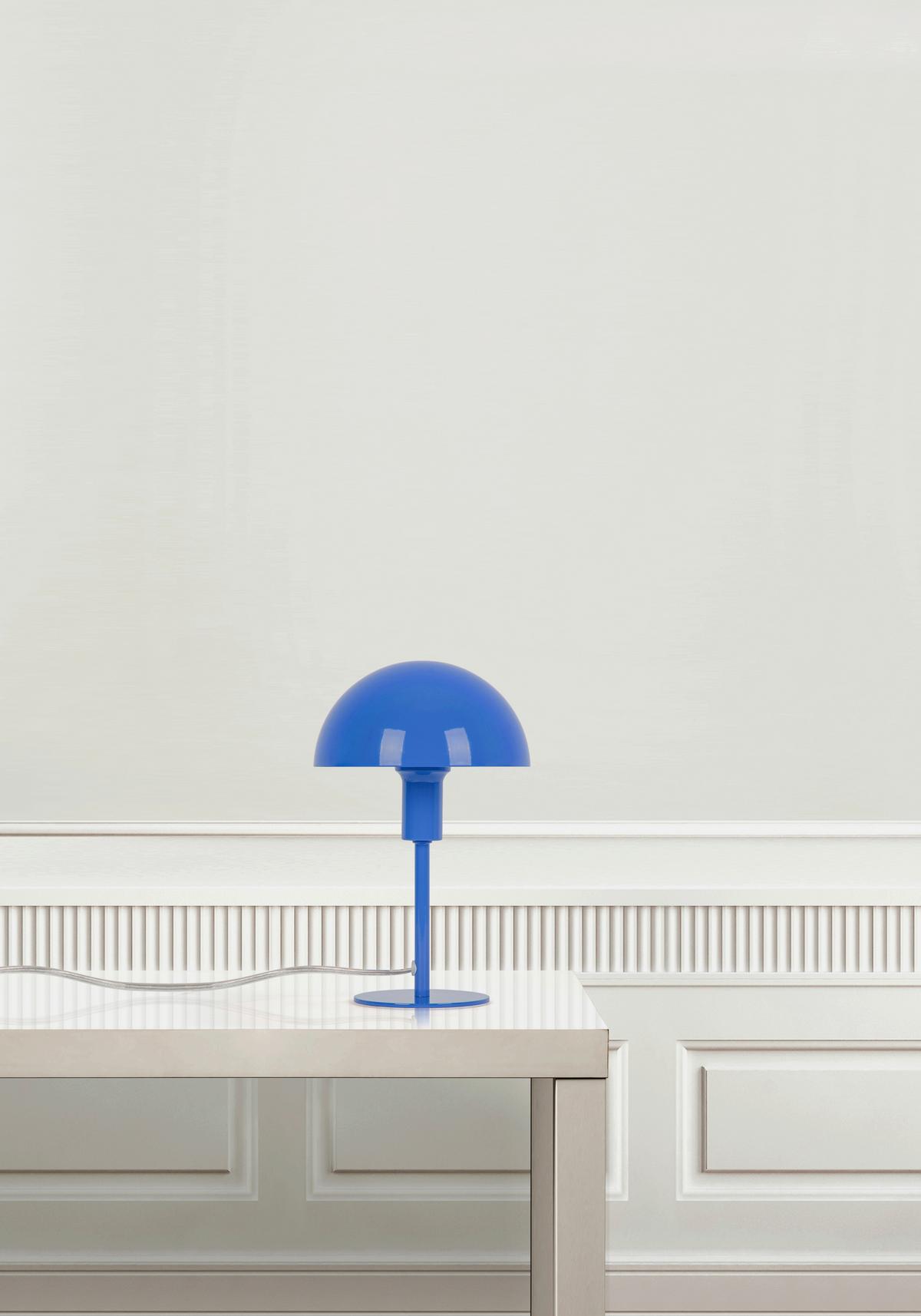 Tischleuchte Ellena Mini Blau D: 16 cm - Blau, Design, Metall (16/25cm) - Nordlux