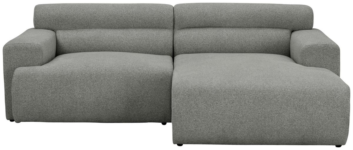 Ecksofa Mercure Grau B: 210 Cm - Grau, Design, Holz/Textil (210/68/150cm) - Livetastic