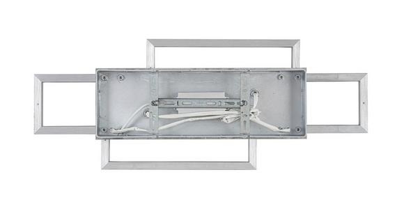 LED-Deckenleuchte Niya - Chromfarben/Silberfarben, MODERN, Kunststoff/Metall (72/28,4/8cm) - Luca Bessoni