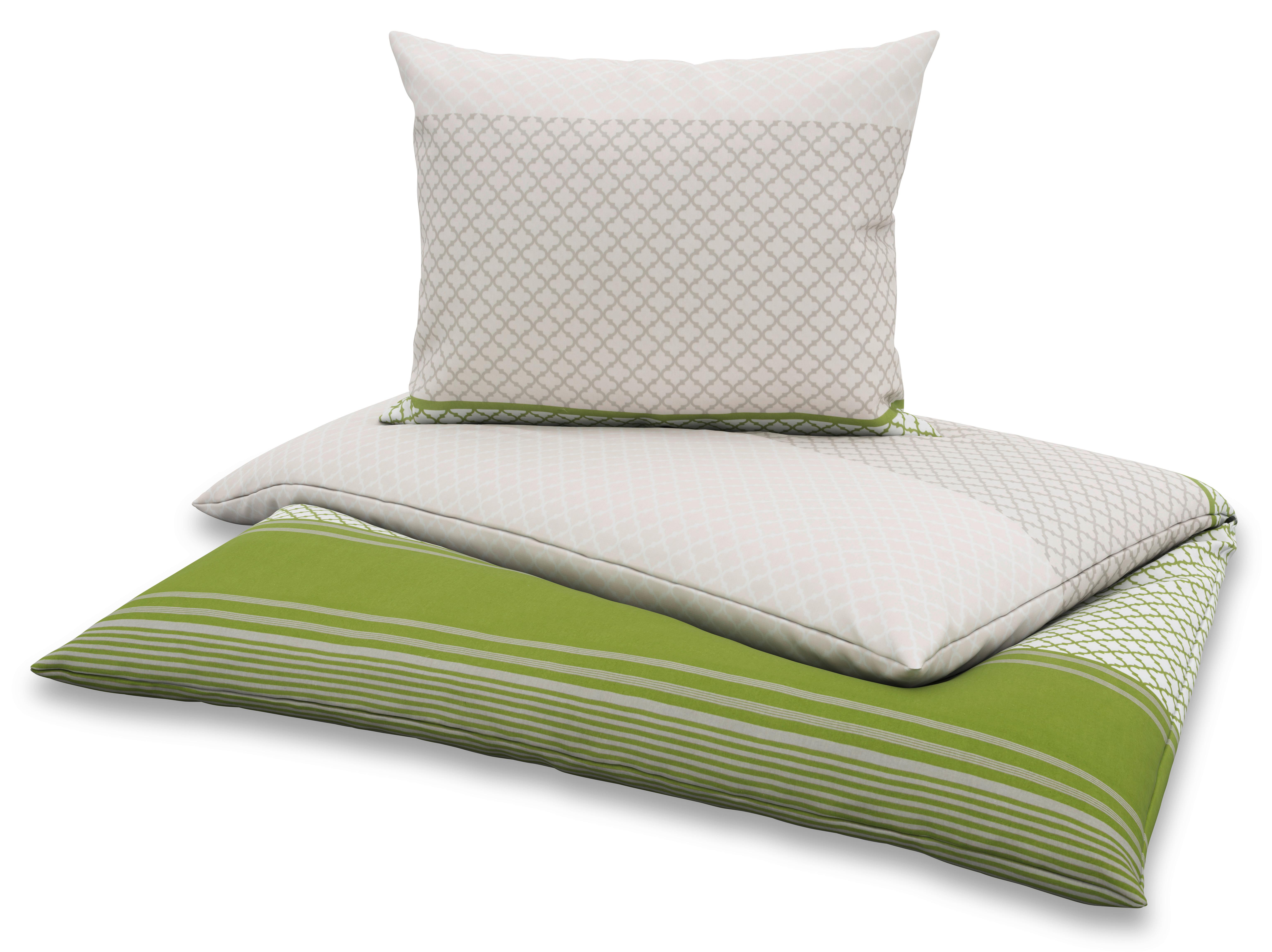 Ágyneműhuzat-garnitúra Amelia/alexia - Zöld, modern, Textil - Luca Bessoni