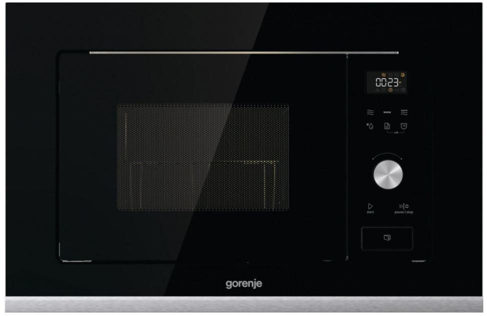 Vstavaná mikrovlnná rúra Gorenje BMX201AG1BG - čierna, Modern (59,5/38,8/34,4cm) - Gorenje