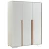Drehtürenschrank London B: 145,6 cm Weiß - Weiß, MODERN, Holzwerkstoff (145,6/195,2/56cm) - Vipack