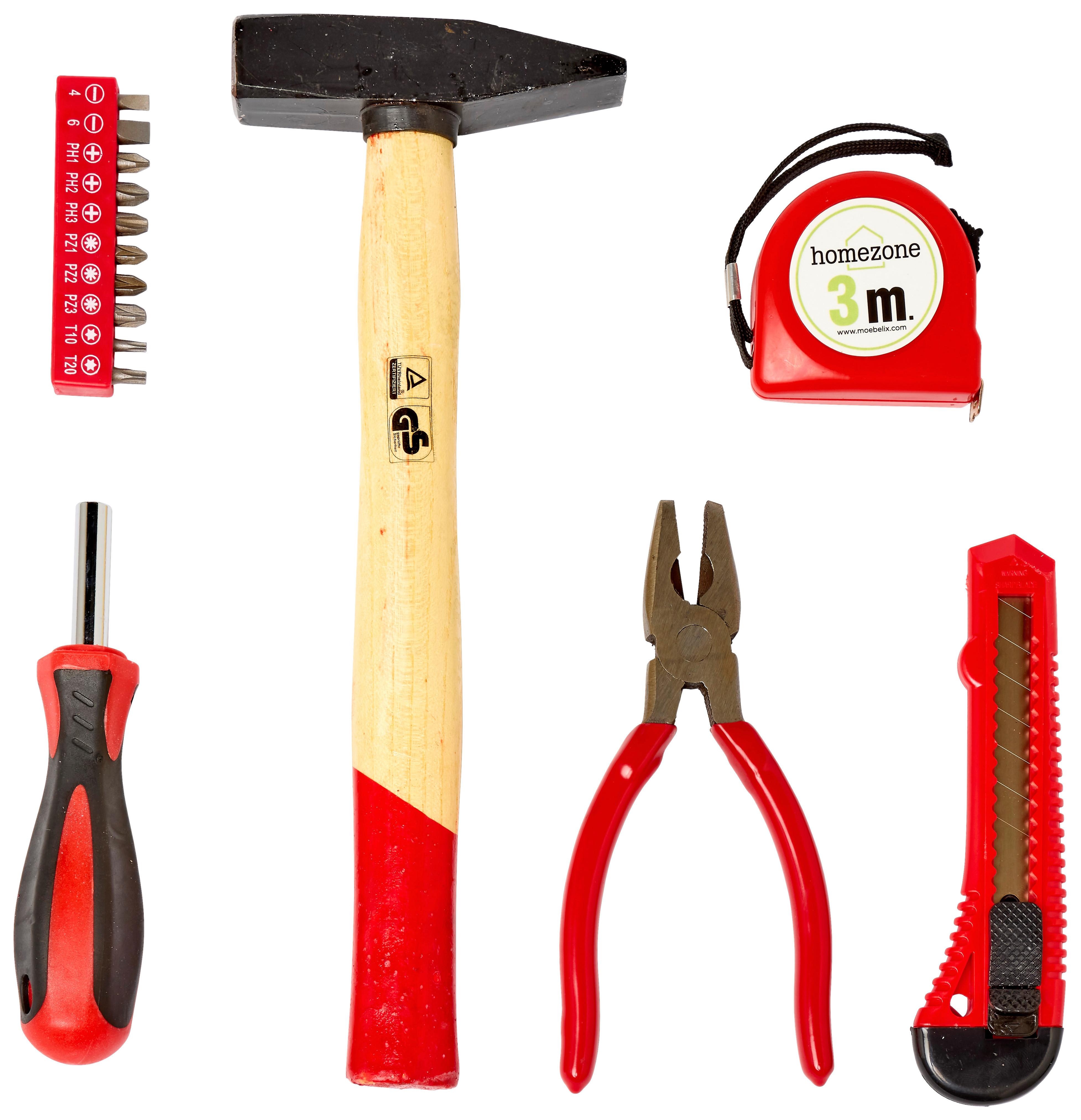Werkzeugset Marcel 15-tlg. Aus Crv-Stahl - Grün, Basics, Holz/Kunststoff (35/25/3,5cm) - Homezone