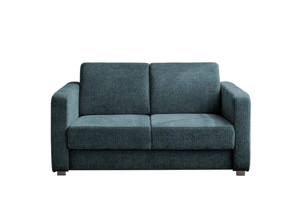 Schlafsofa Mia Mikrofaser Türkis, B: 159 Cm - Türkis/Chromfarben, Basics, Textil (159/88/87cm) - Livetastic