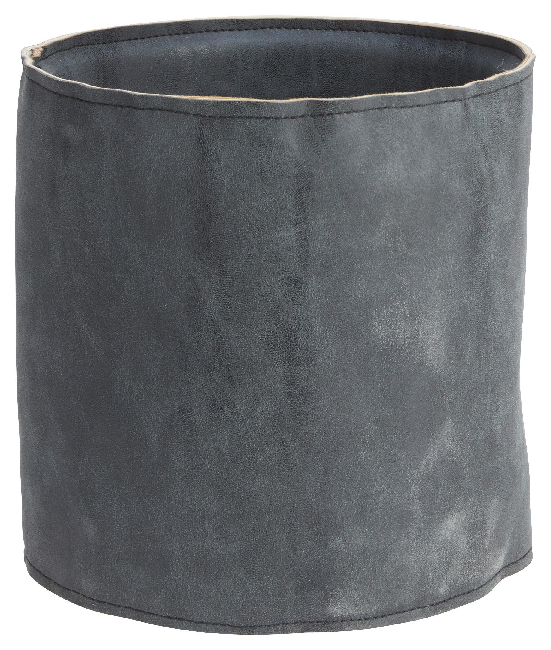 Obal Na Květináč Mette-L, Ø: 15,5cm - šedá, textil/plast (15,5/16cm) - Modern Living