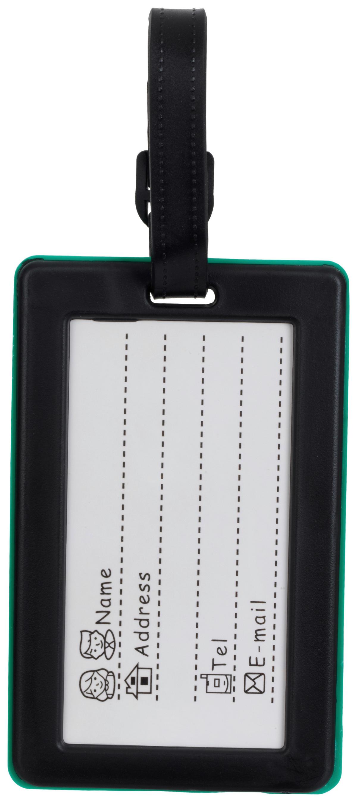 Bőrönd Jelölő Celine - sárga/fekete, Konventionell, műanyag (6,5/10,5/0,5cm) - Ondega