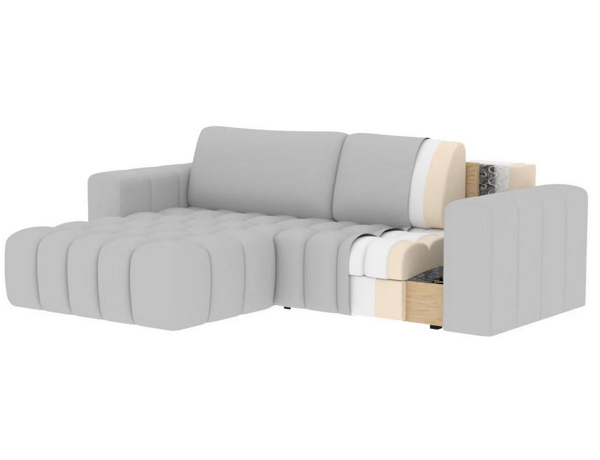 Ecksofa Bonett Anthrazit S: 175x250 Cm - Anthrazit/Schwarz, Design, Textil (175/250cm) - P & B