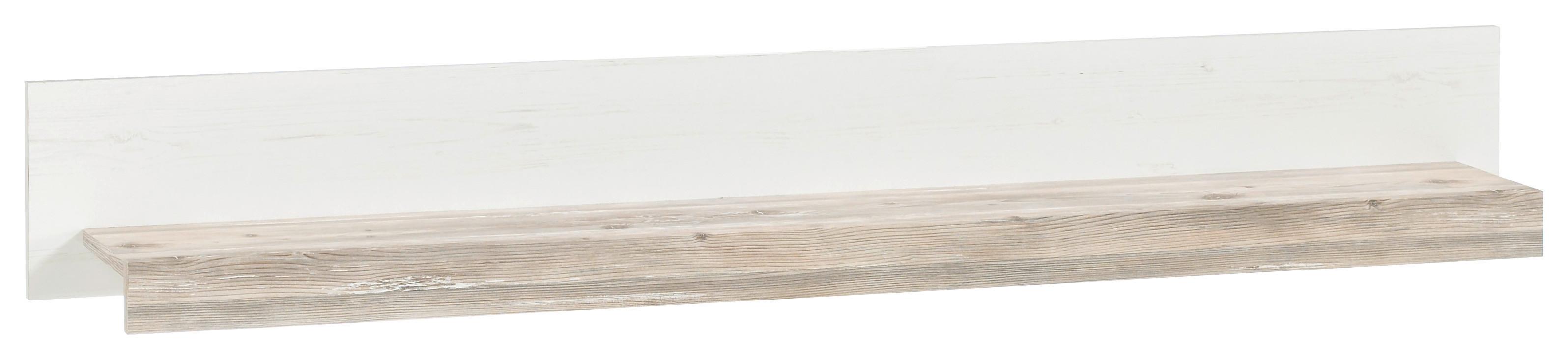 Wandboard Florenz Hellbraun/Pinienfarben B:150cm - Hellbraun/Pinienfarben, Design, Holzwerkstoff (150/20/20cm) - MID.YOU