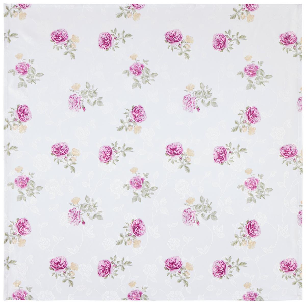 Tischdecke Laura - Altrosa/Weiß, ROMANTIK / LANDHAUS, Textil (80/80cm) - James Wood