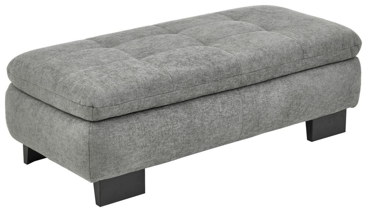 Výklopný taburet LANDO, šedá žinylka - šedá, Moderní (135/45/63cm) - Premium Living