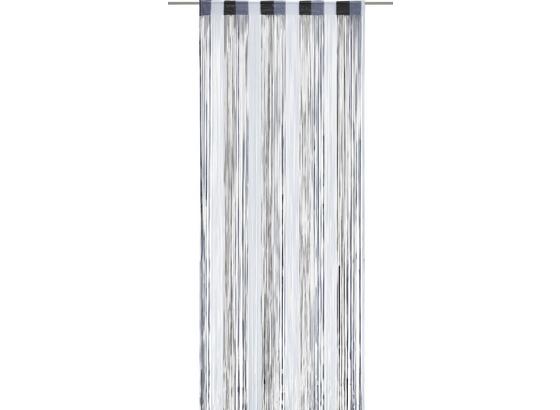 Nitkový Záves String - čierna/biela, textil (90/245cm) - Premium Living Nitkový Záves String - čierna/biela, textil (90/245cm) - Premium Living