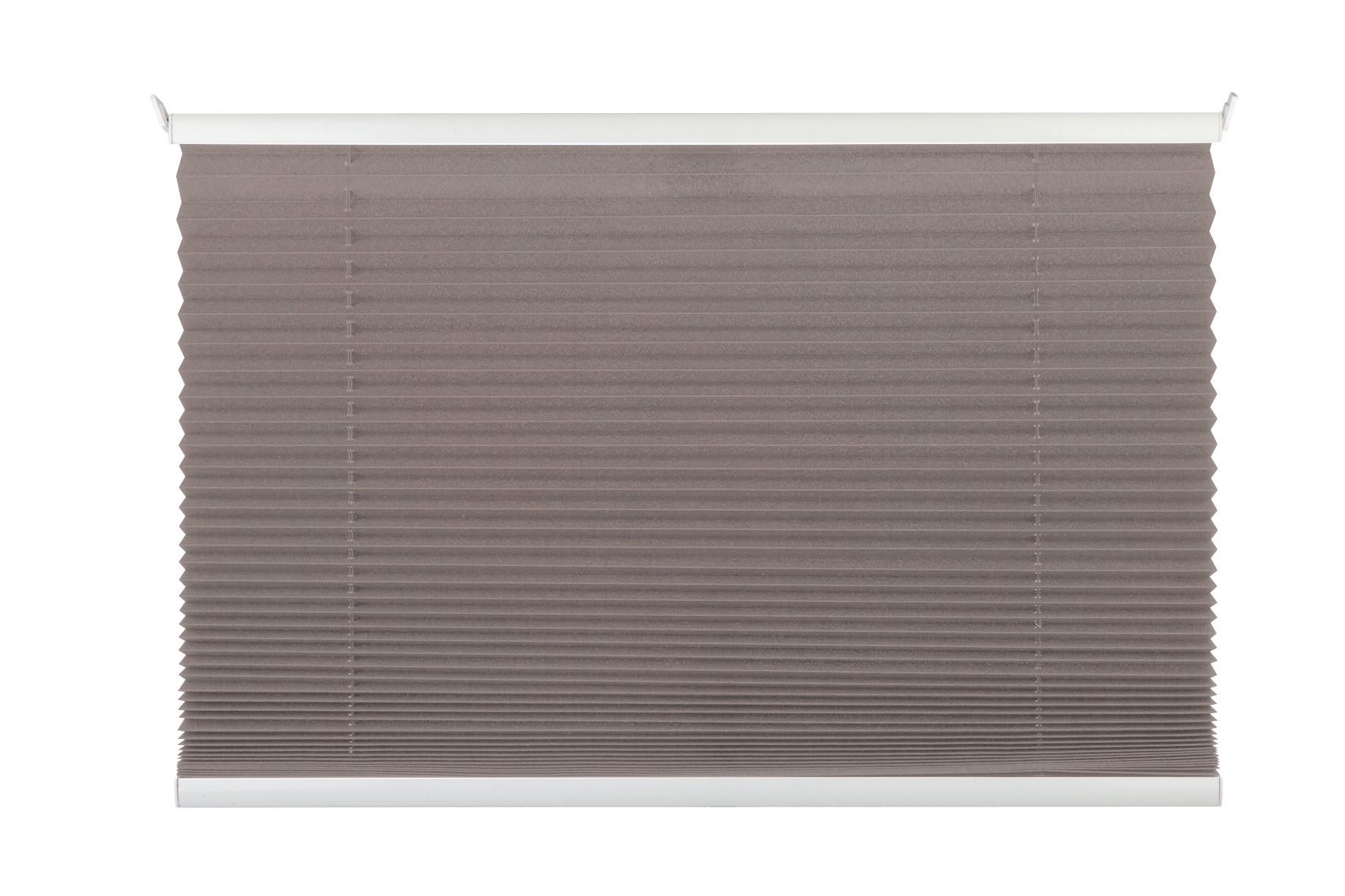 Plissee Free Taupe B: 50 cm - Taupe, KONVENTIONELL, Textil (50/130cm) - Homeware