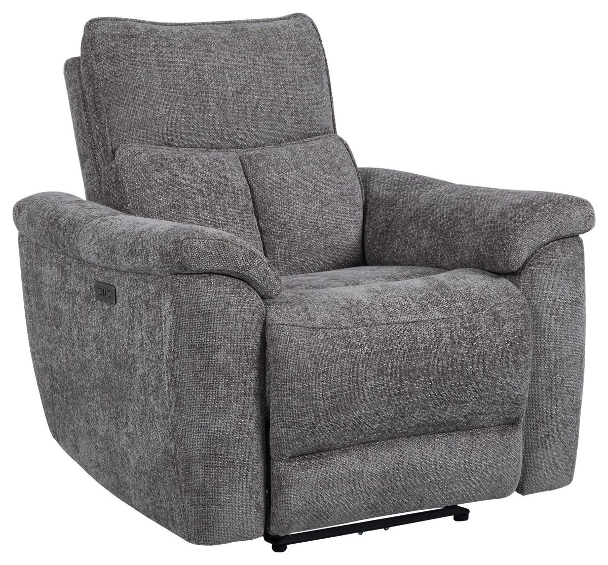 Relaxsessel Tokio - Grau, MODERN, Holz/Textil (97,8/96,5/102cm)