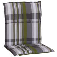 Sesselauflage Niederlehner Grün/Grau Kariert - Grün, Basics, Textil (100/48cm)