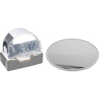 Untersetzer D: 20 cm - Silberfarben, Basics, Glas (20cm)