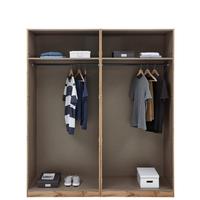 otevřená skříň UNIT š. 182 cm dekor bílá - bílá/barvy chromu, Moderní, kompozitní dřevo/plast (182,2/210/56,5cm) - Ondega