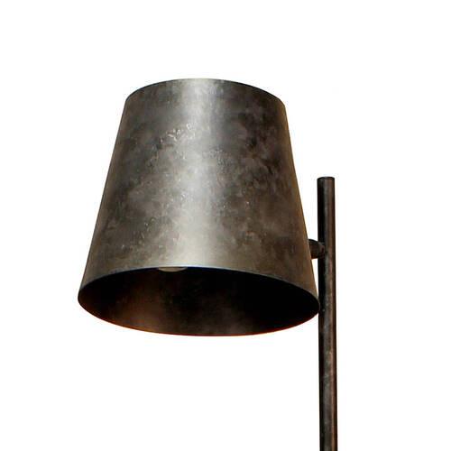 Tischlampe Colt Dunkelgrau Mit  Schnurschalter - Grau, Design, Metall (55/18/33cm)