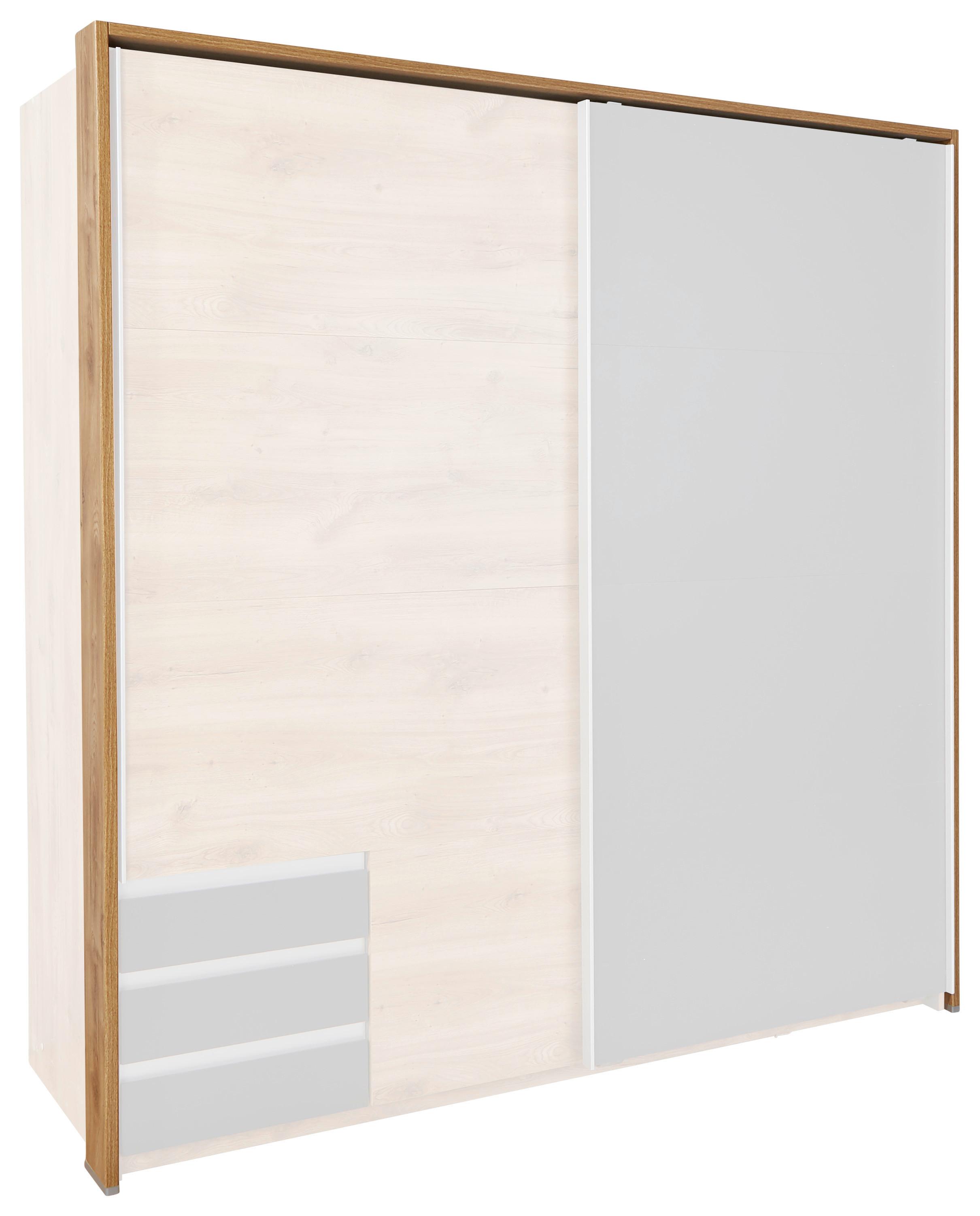Passepartout-Rahmen Emden Eiche Dekor für B: 185 cm - Eichefarben, MODERN, Holzwerkstoff (185/202/12cm)