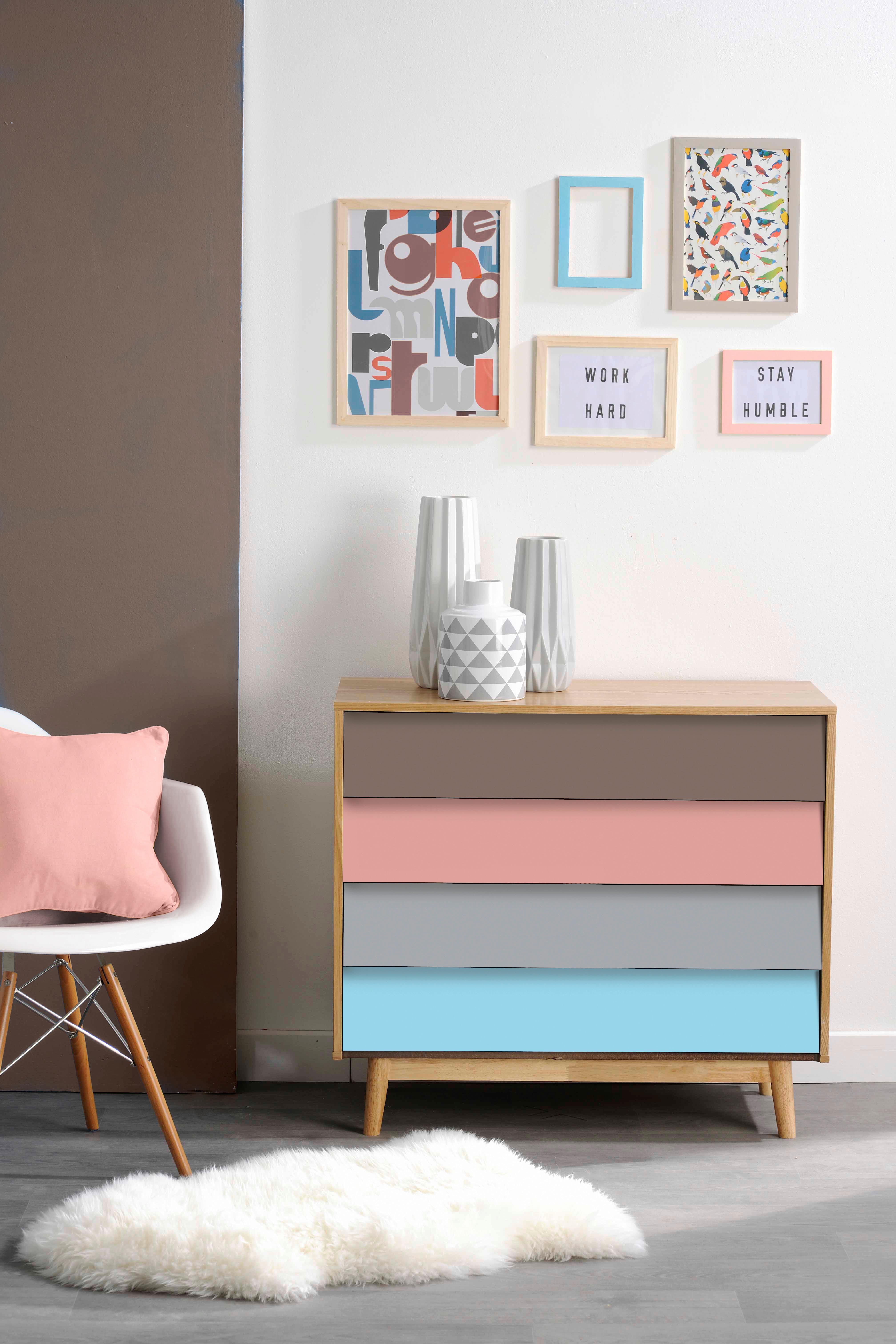 Klebefolie Uni Grau Basic-Line 45x150 Cm - Grau, Kunststoff (45/150cm)
