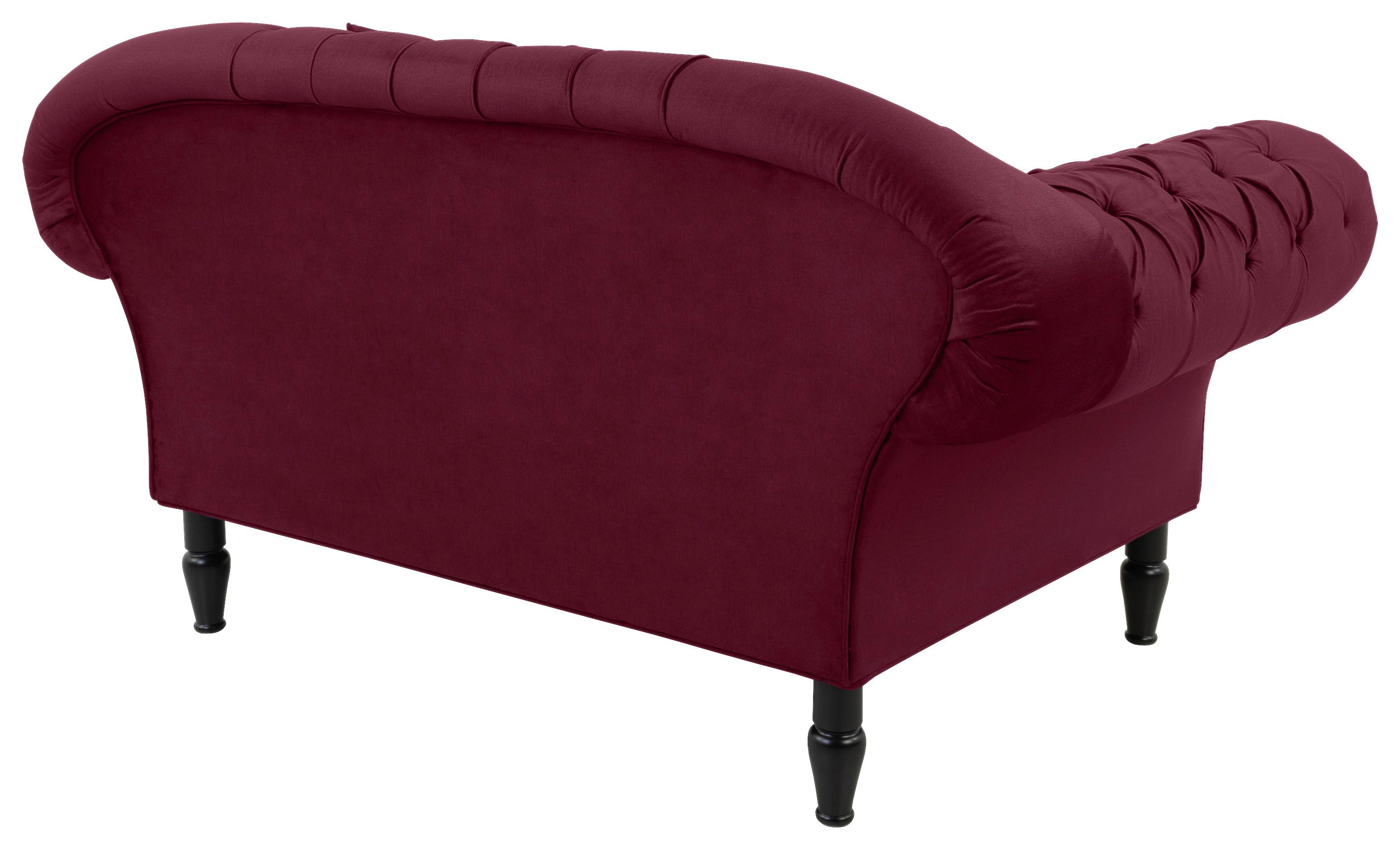 XXL-Sessel Cupido - Rot/Schwarz, Design, Textil (180/94/103cm) - MID.YOU